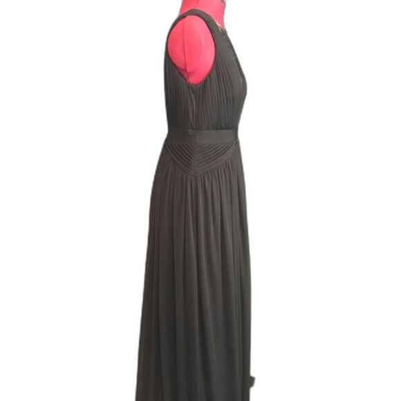 Adrianna Papell Beaded Vneck Dress - Picture 2 of 13